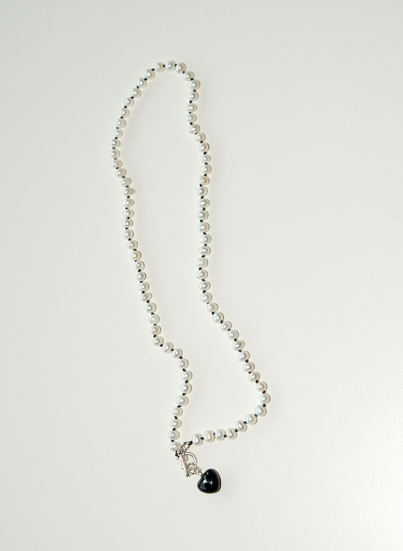 Love freshwater pearl necklace